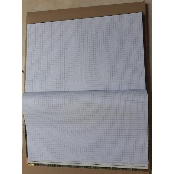 Sổ caro 25 * 33cm. Loại 216 trang