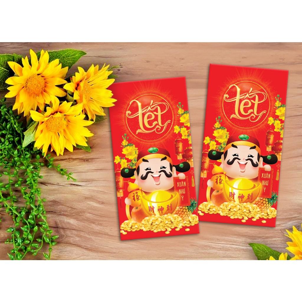 Set sỉ 400 bao lì xì tết giấy C150 sang trọng