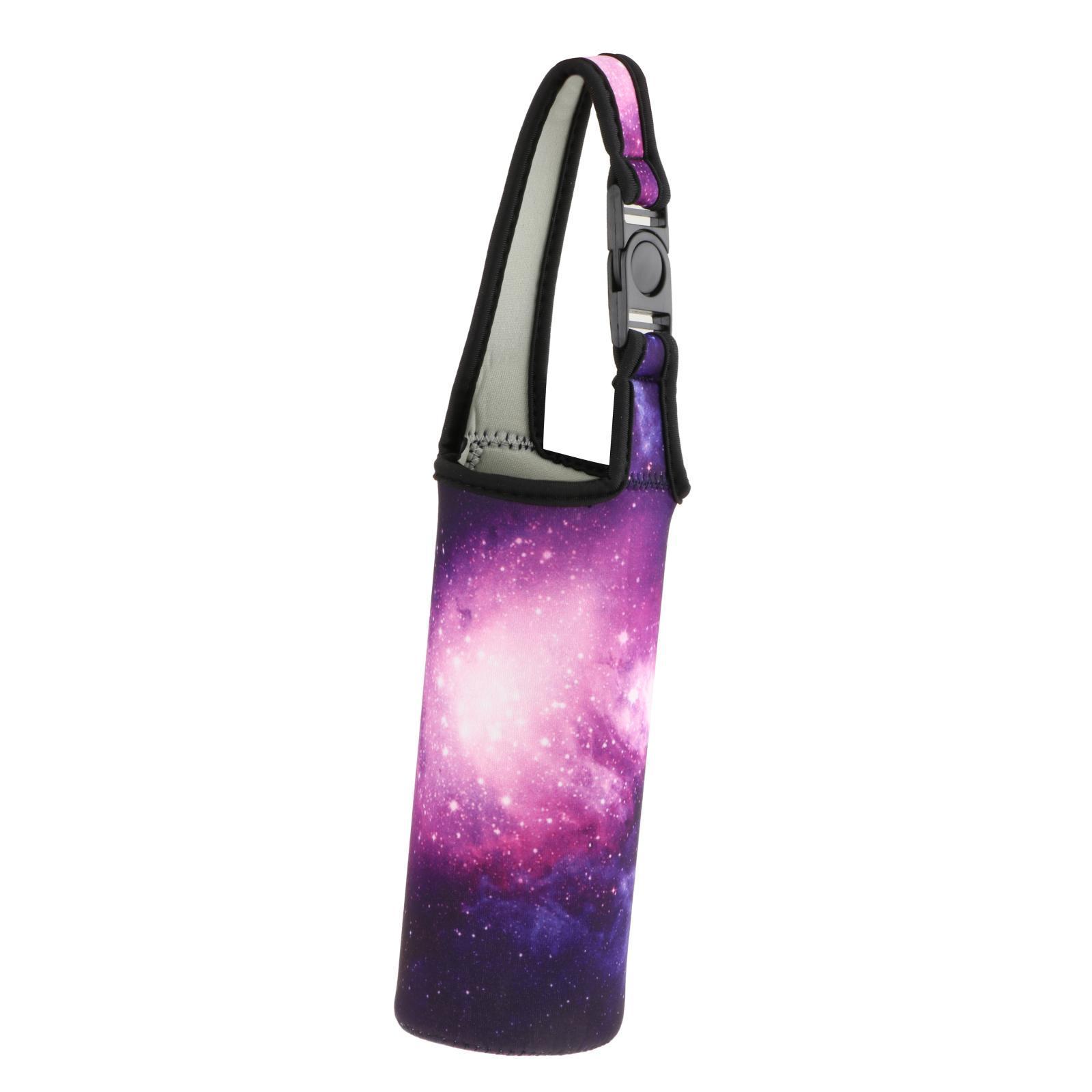 Water Bottle Sleeve with Carrying Handle Dustproof for Cycling Picnic Gym