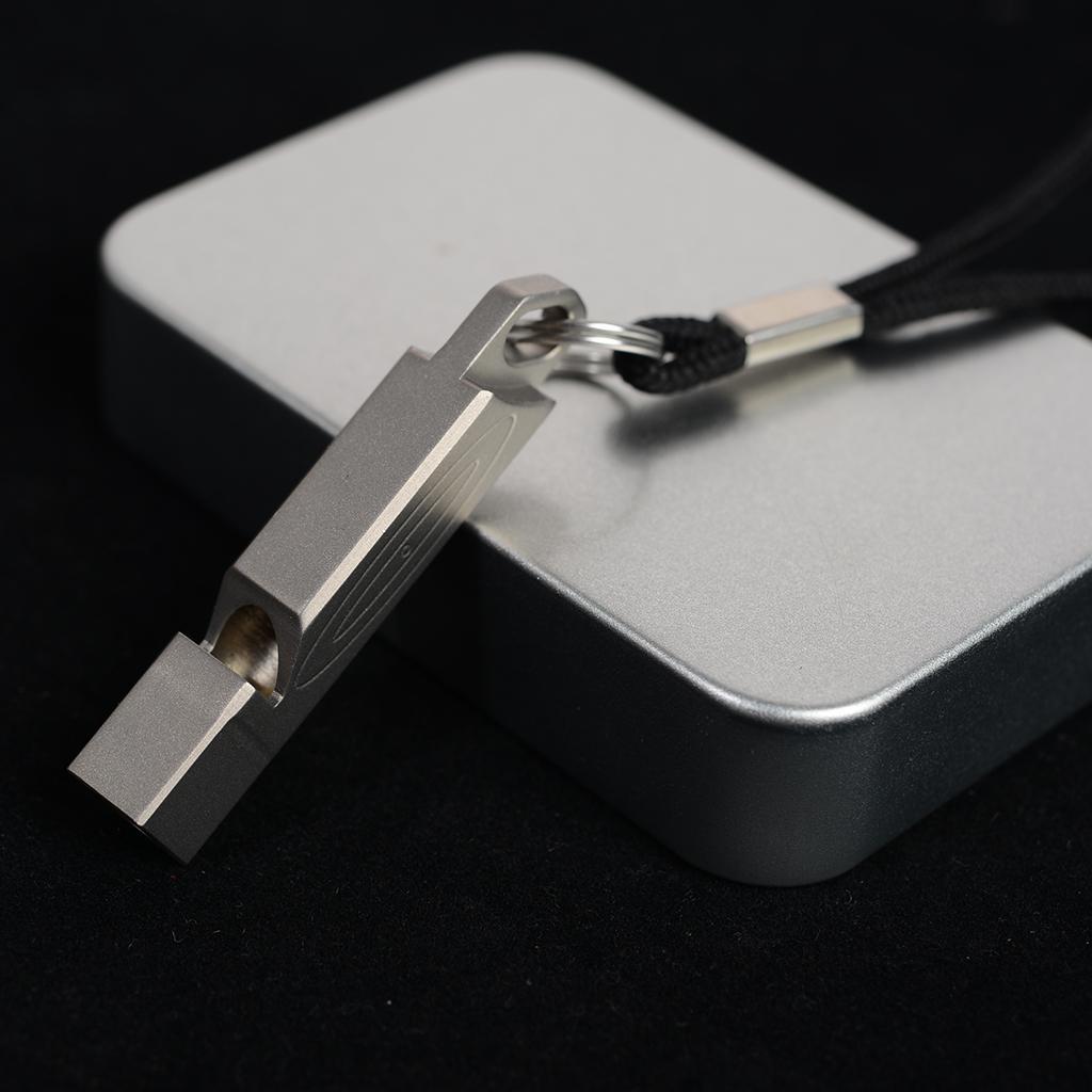 High Pitch Emergency Survival Whistle, Outdoor Keychain Whistle Single Tube Whistle for Rescue Survival