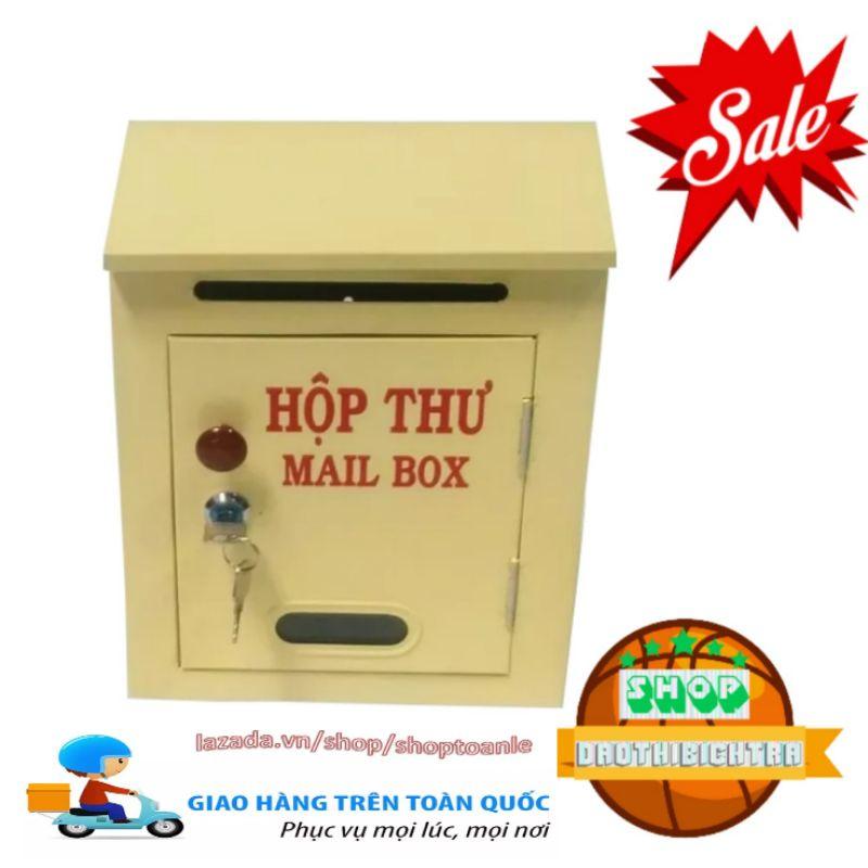 Hộp thư báo, hộp thư góp ý ( màu vàng kem)