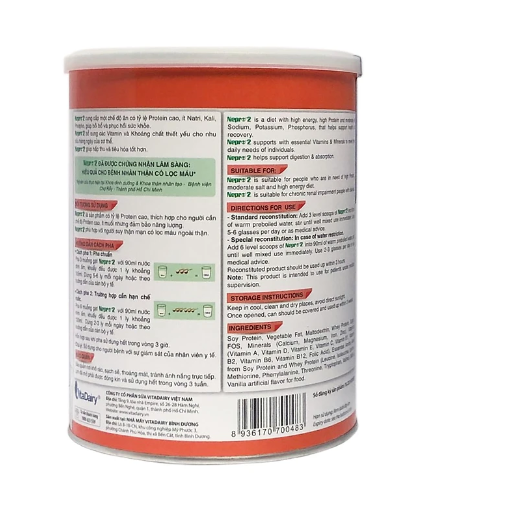 Sữa bột Nepro 2 900g giành cho người chạy thận