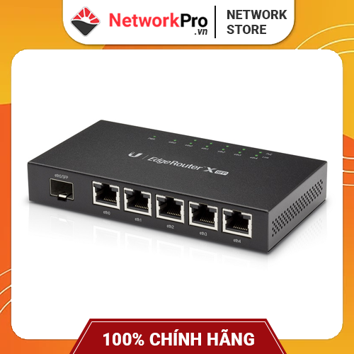 Router Ubiquiti EdgeRouter X SFP có cổng quang (ER-X-SFP) | Hàng Chính Hãng