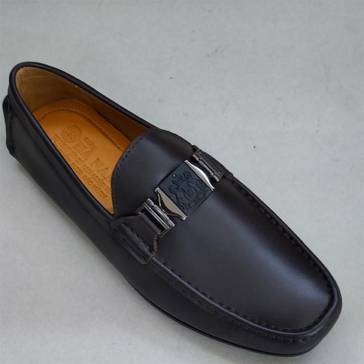 Giày Mọi Nam Đế Âm Da Bò Thật TiTi ĐÔ Cao Cấp GDA2025d