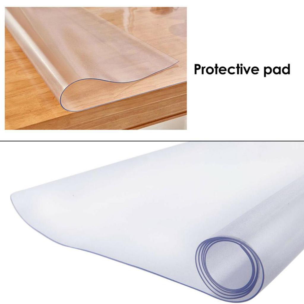 2xOffice Computer Carpet Protector Chair Mat 1.5mm Thick PVC Mat 40x60cm