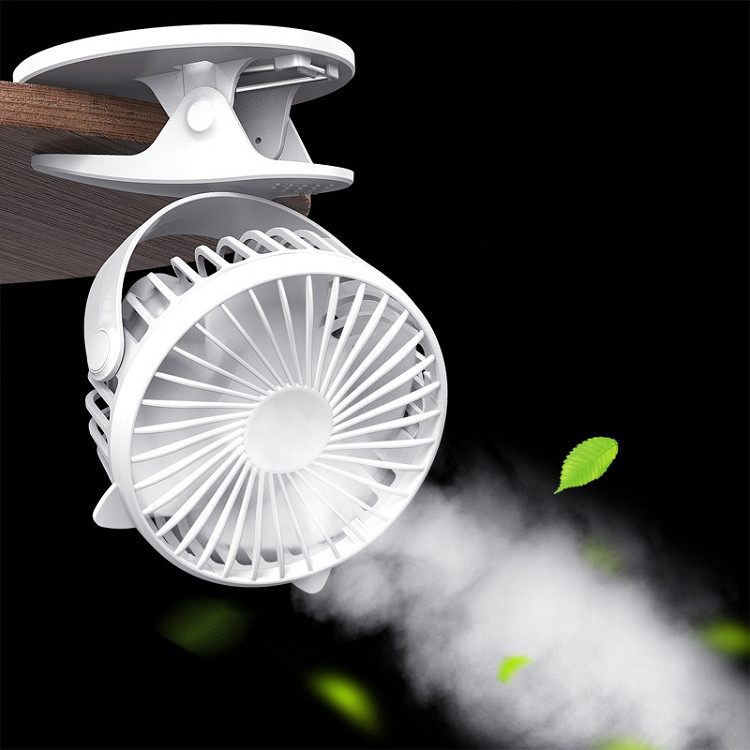 Quạt Mini Để Bàn Có Kẹp Xoay 360° - PIN KHỎE, THỜI GIAN SỬ DỤNG 3 - 5 GIỜ