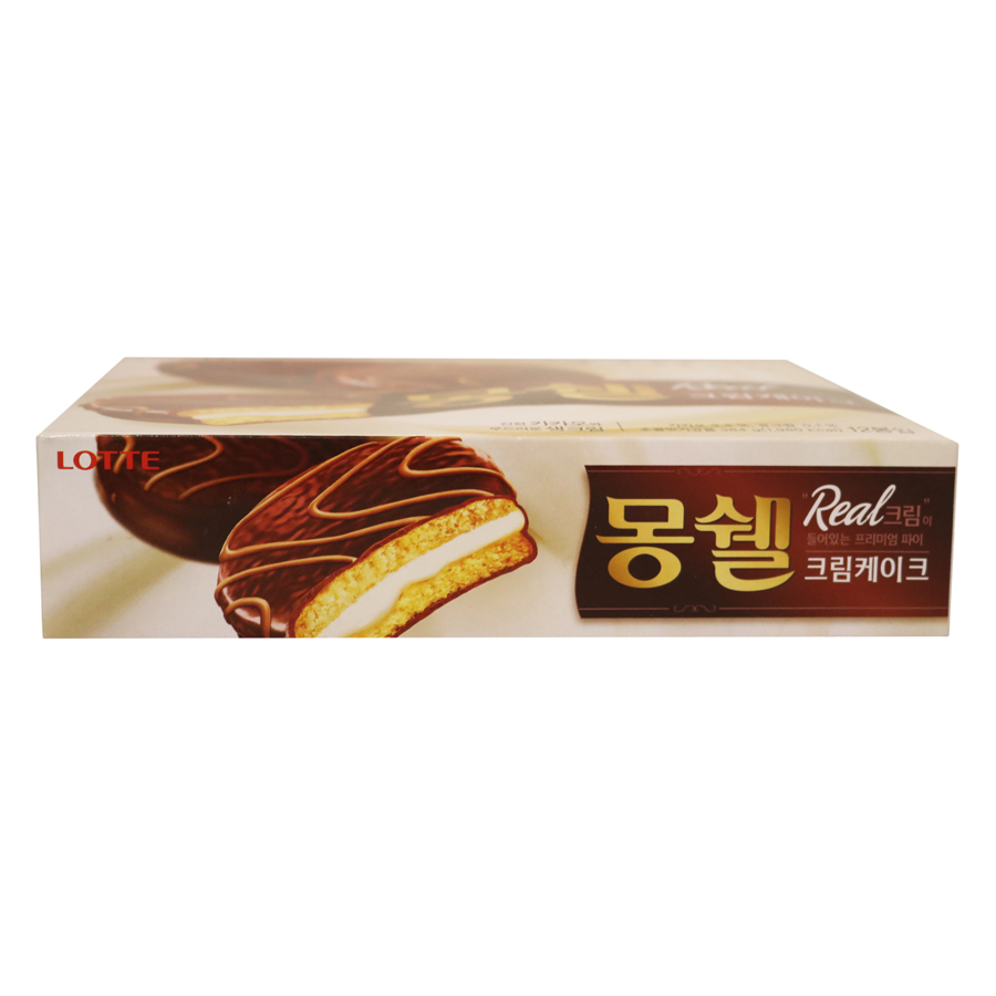 Bánh Xốp Nhân Kem Nhập Khẩu Hàn Quốc Mongswell Lotte