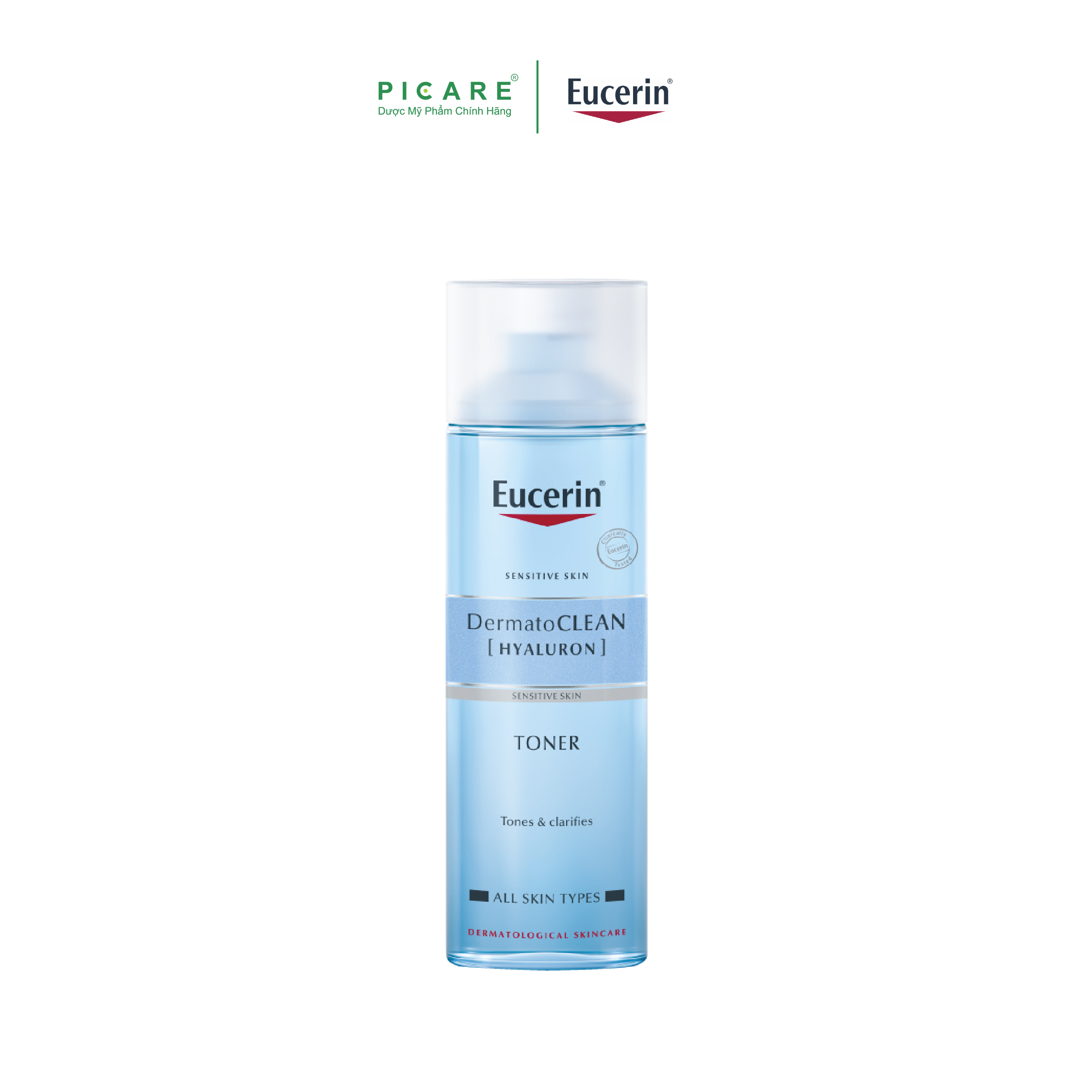 Nước Hoa Hồng Da Nhạy Cảm Eucerin Dermato Clean (200ml)