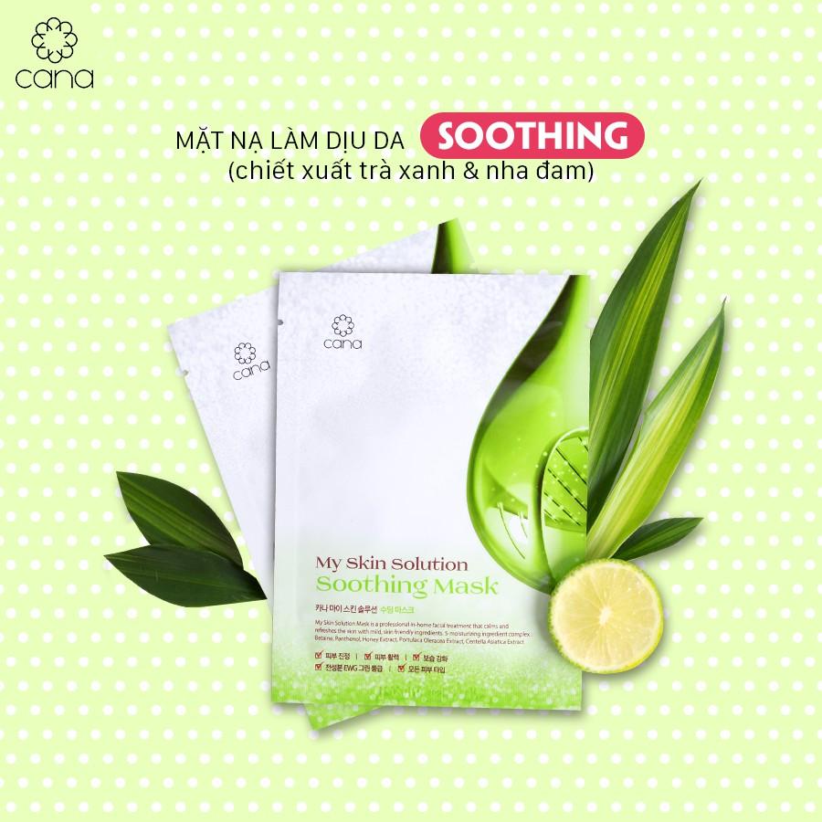 Mặt nạ làm dịu da - Cana - My Skin Solution Soothing