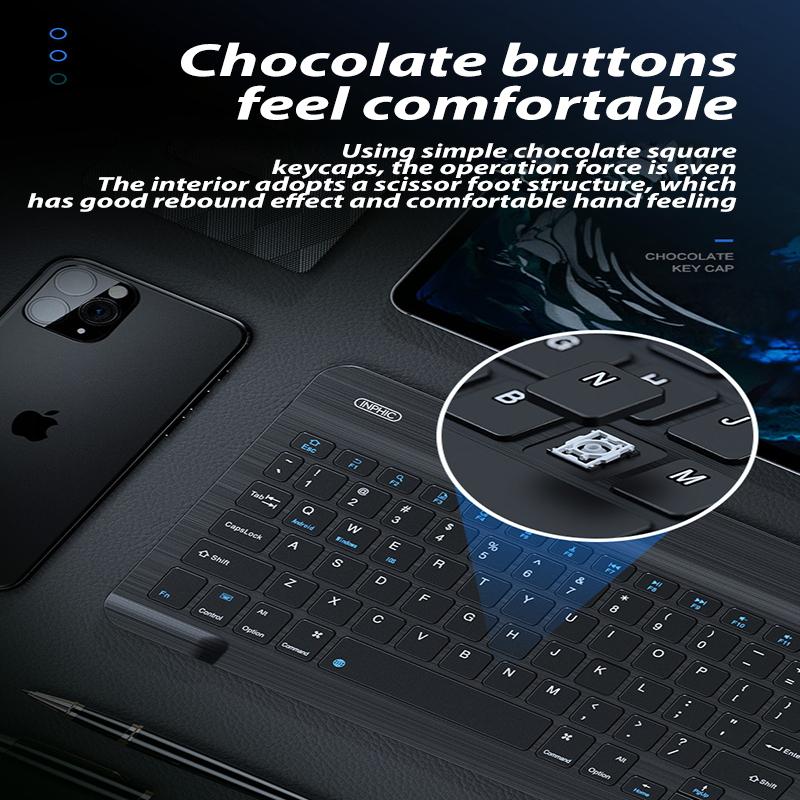 2021 USB Không Dây Bàn Phím 87 Phím Thông Minh Bàn Phím Bluetooth Cho Máy Tính Laptop Máy Tính Game Thủ Bộ Văn Phòng Nhà Phụ Kiện