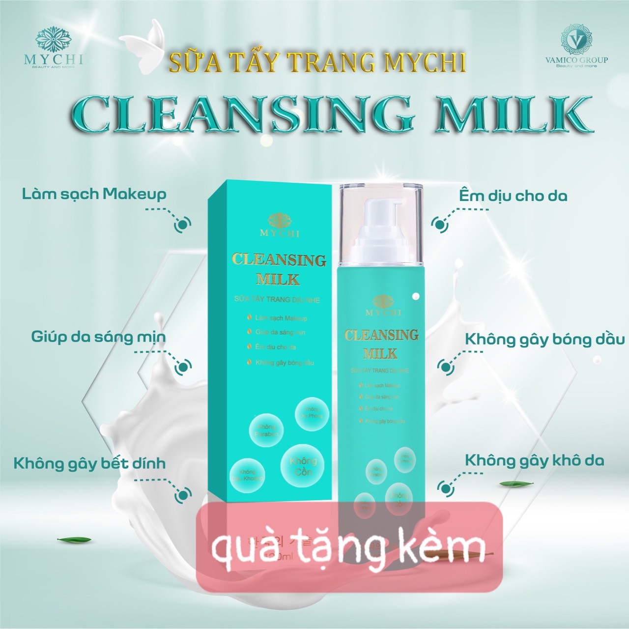 (Tặng sữa tẩy trang 285k) khi mua kem mychi face + kem chống nắng Mychi sun