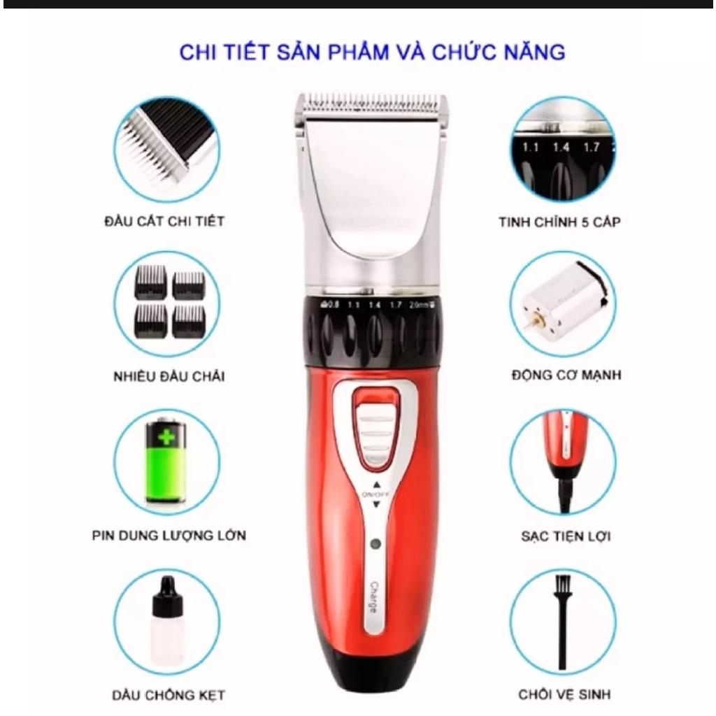 Tông đơ cắt tóc cho Gia Đình người lớn trẻ nhỏ hiệu JC 0817, máy cắt tóc, máy hớt tóc cao cấp