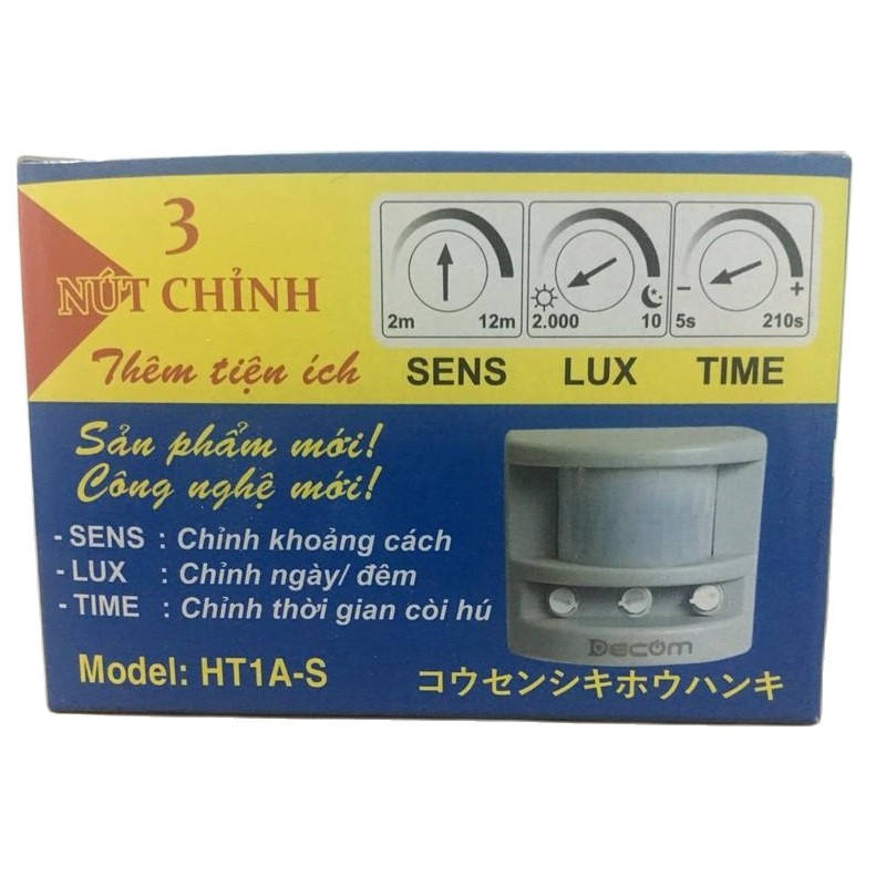 02 cái Báo động hồng ngoại HT1A-S 3 nút chỉnh -bản mới của HT1A