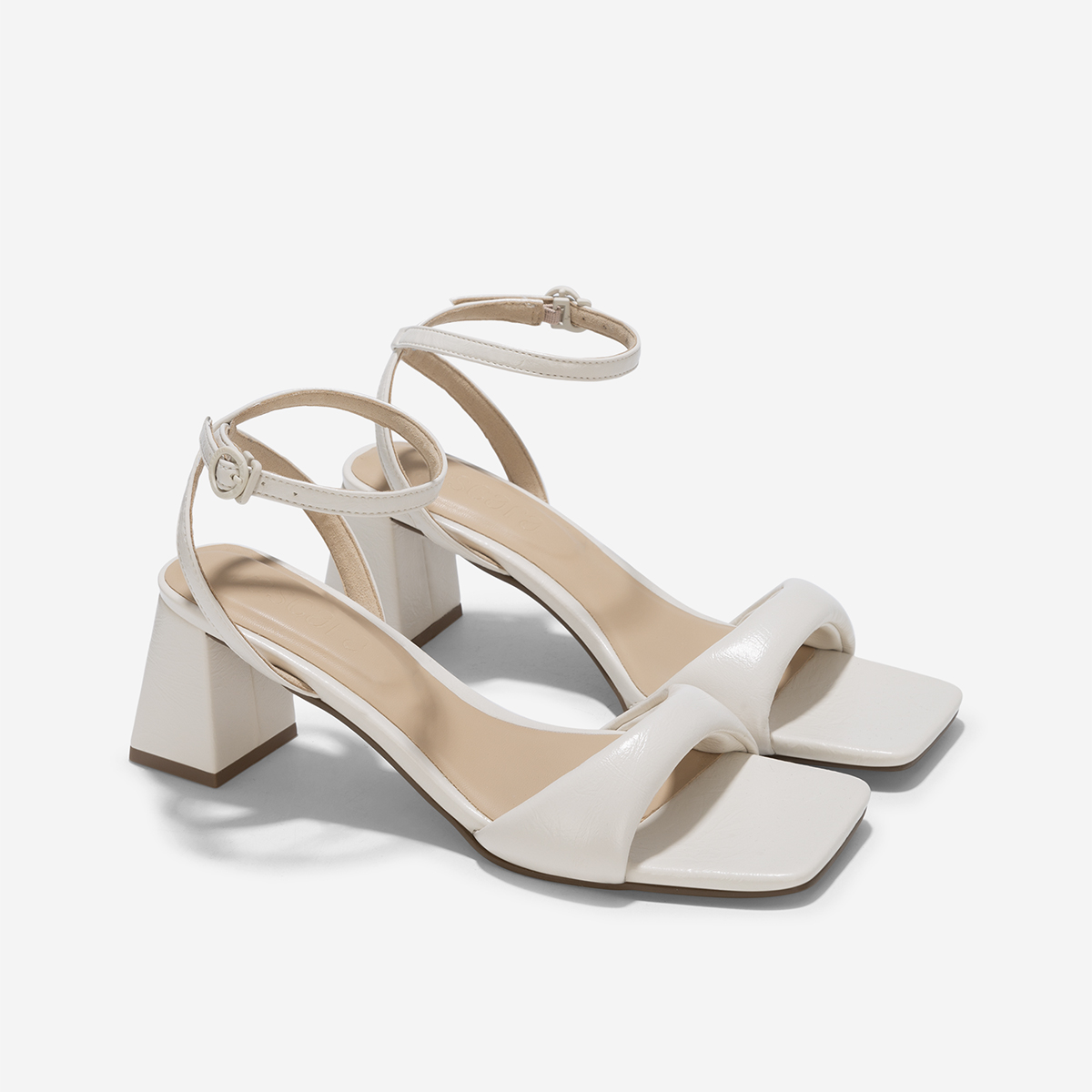 Giày Sandals Mũi Vuông Quai Phồng - SDN 0785