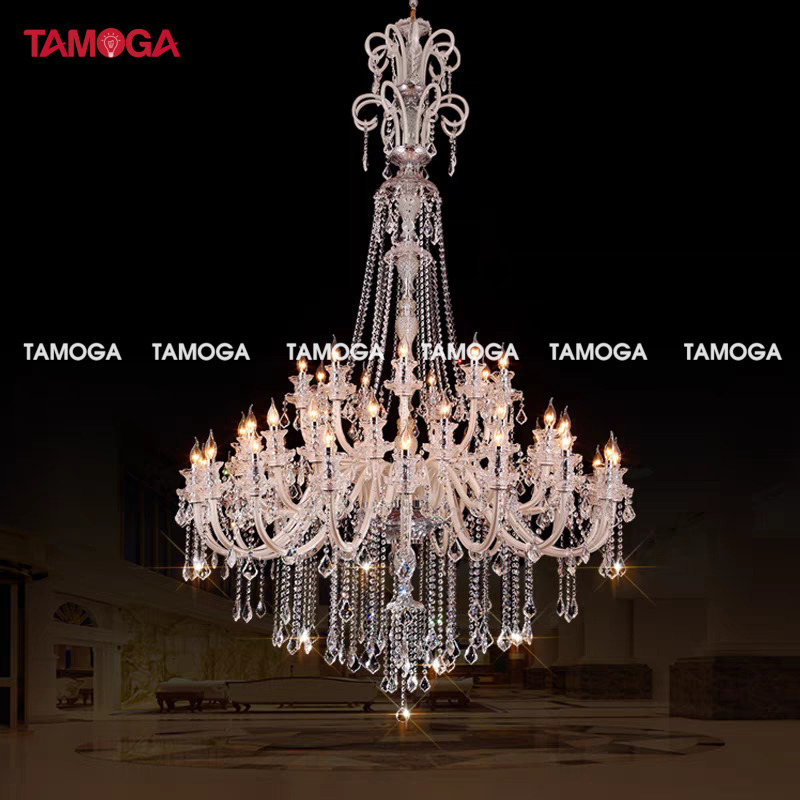 Đèn thả thông tầng TAMOGA KIAS 3698 đường kính 1200mm dài 2m, 24 tay.