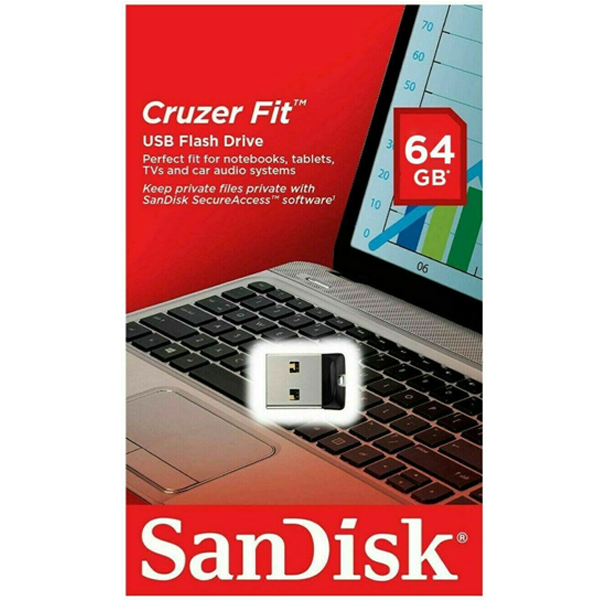 USB Sandisk CZ33 64GB - USB 2.0 New - Hàng Chính Hãng