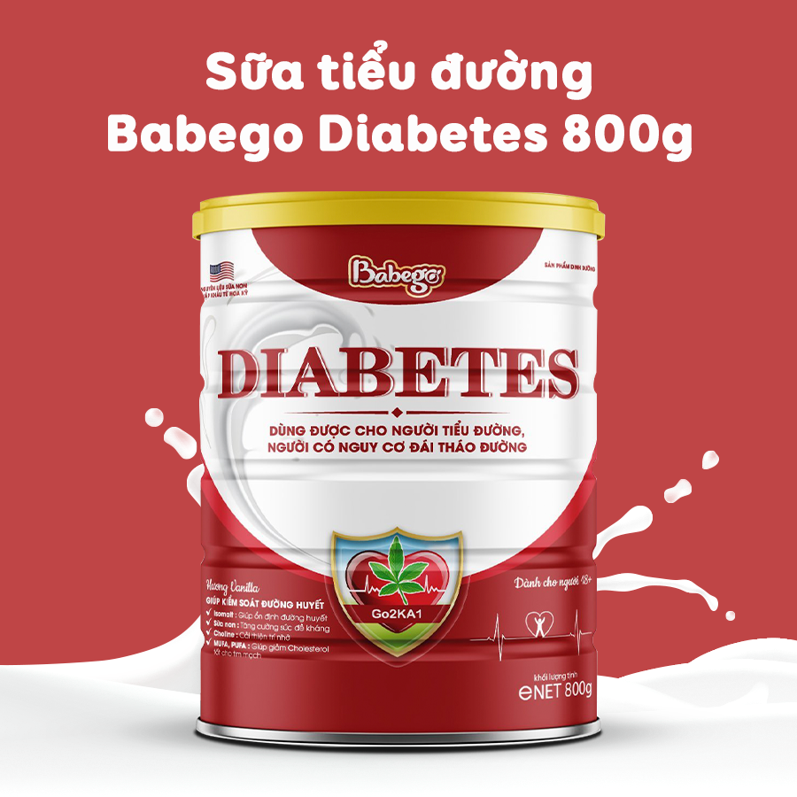 Sữa tiểu đường Babego Diabetes 800g