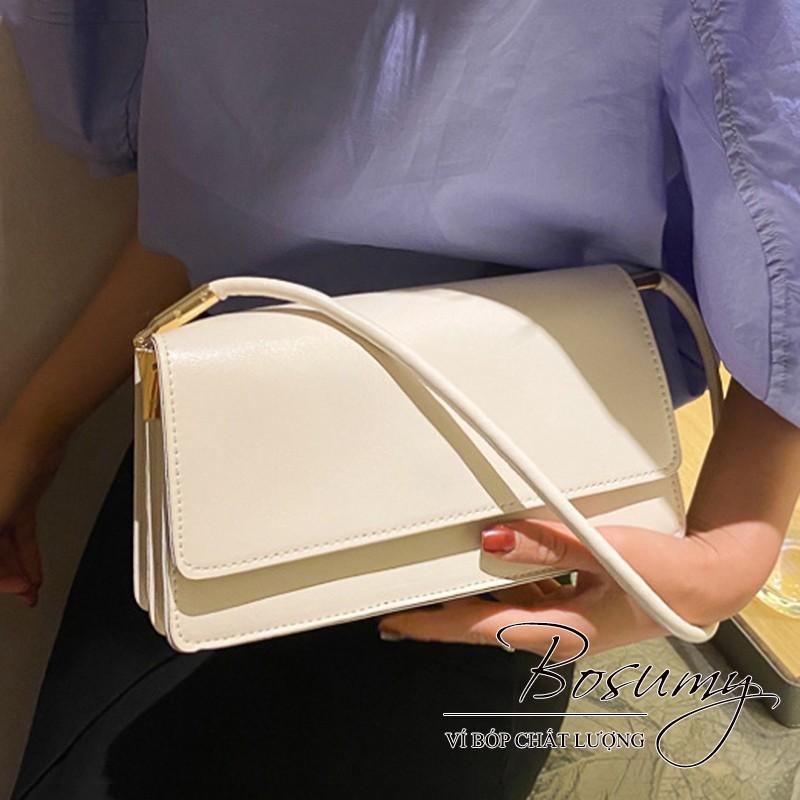 Túi đeo vai nữ kẹp nách da trơn sang chảnh túi xách nữ cao cấp