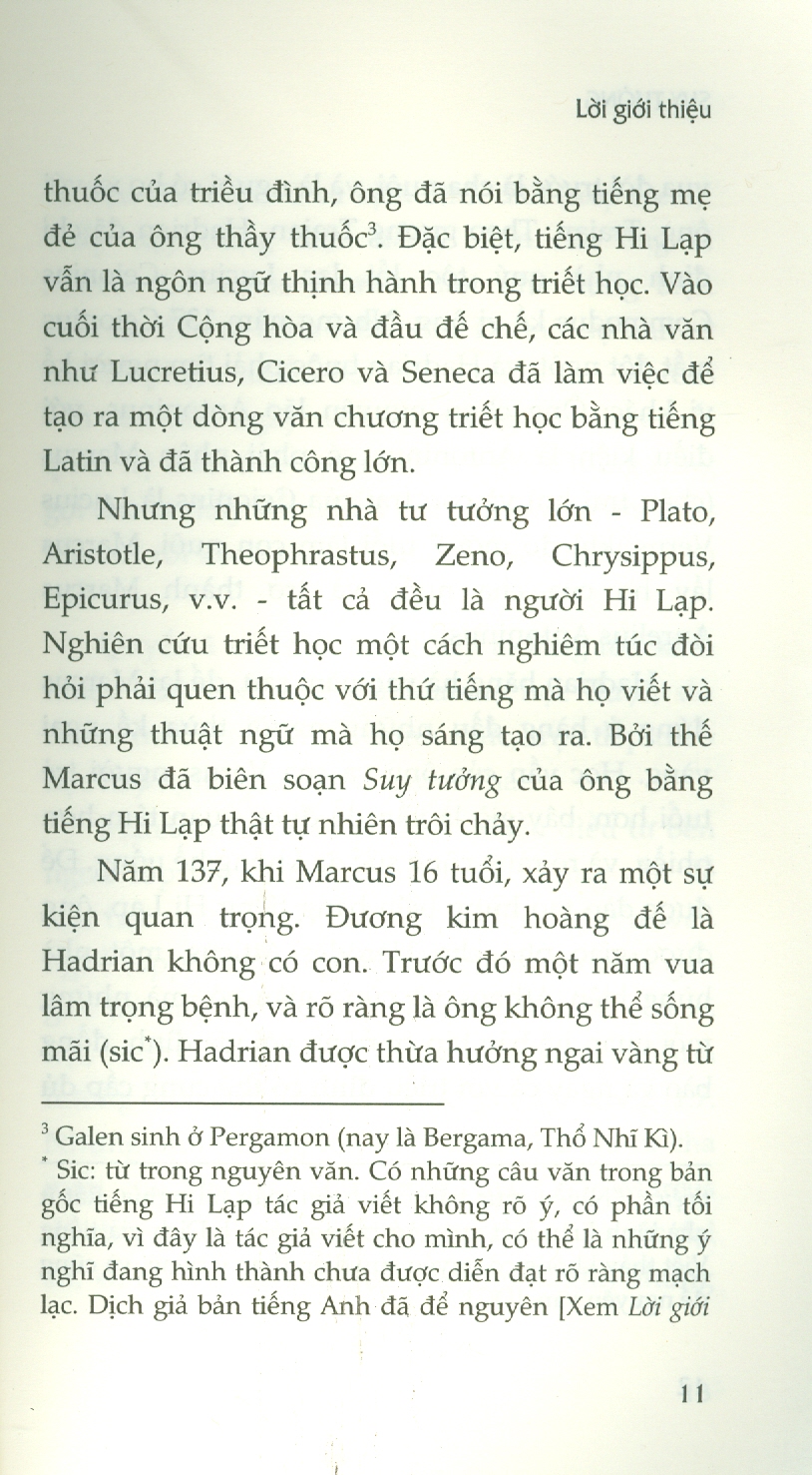 Suy Tưởng - Marcus Aurelius Antoninus (Tái bản năm 2024)