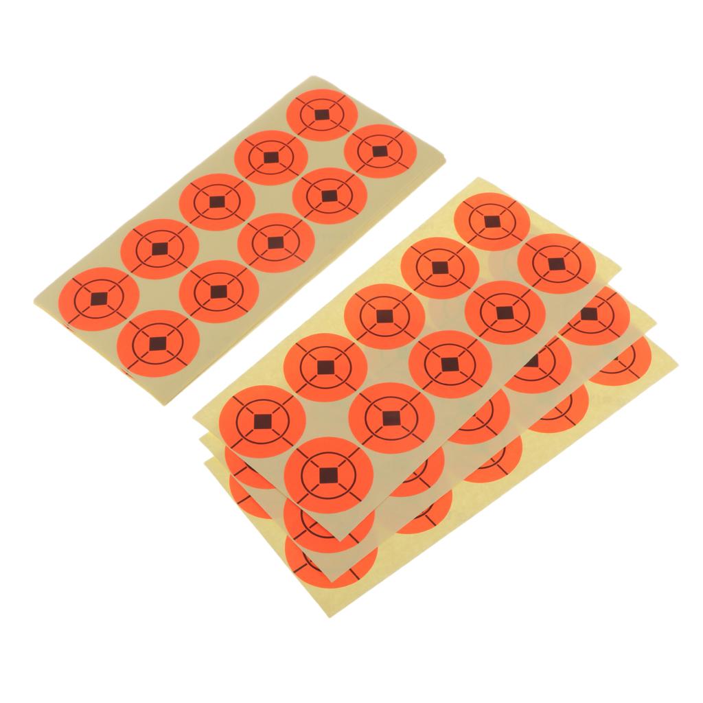 1000pcs 1.6" Multi Size Splatter Shooting Targets Stickers,Adhesive Reactive Paper Targets for Shooting Practice Training