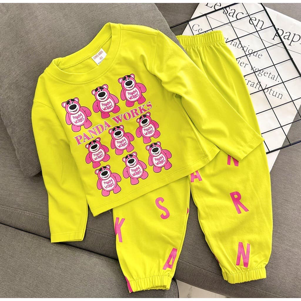 Xả thanh lý set bộ coton cho bé size 16-18kg