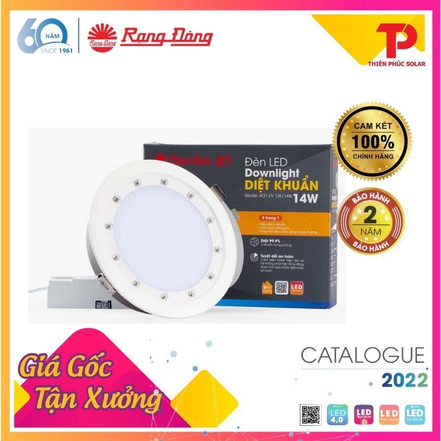 Đèn LED Rạng Đông Âm trần Downlight UV 135/14W Model: AT21.UV 135/14W