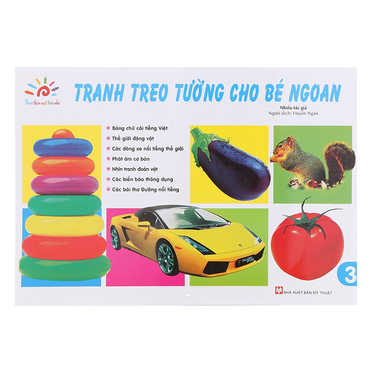 Tranh Treo Tường Cho Bé Ngoan - Tập 3