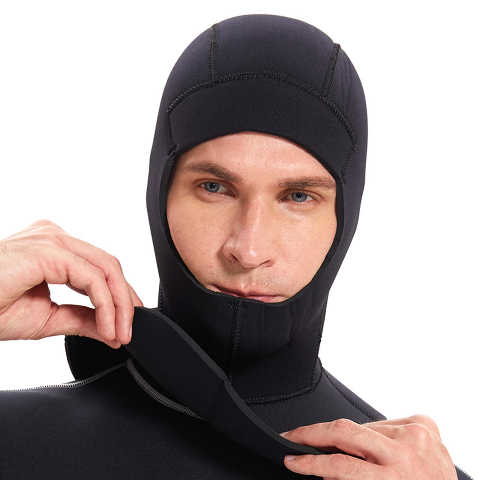 Diving Hood 5MM Neoprene Wetsuit Dive Hood for Men Women Dive Cap Surfing Thermal Hood for Water Sports