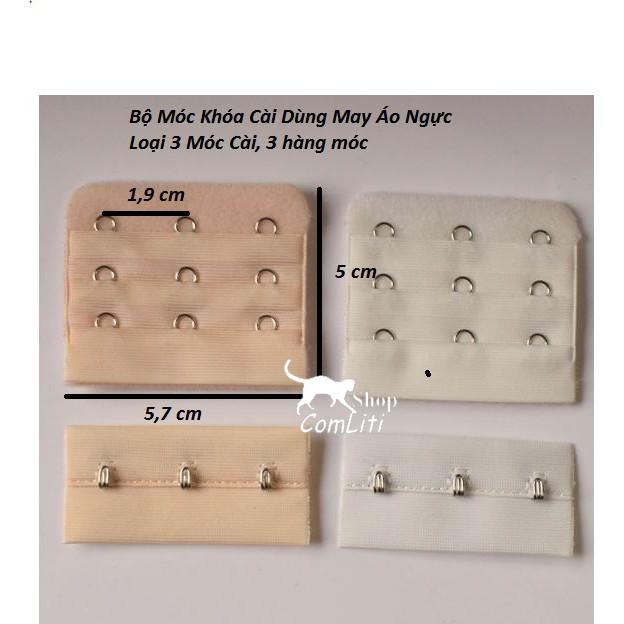 Bộ Móc May Áo Ngực Loại 3 Móc Cài