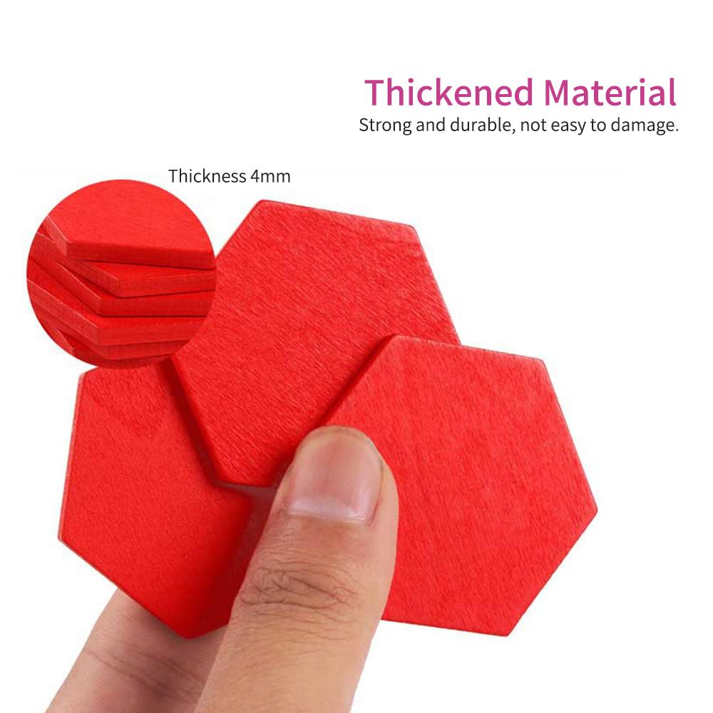 155 Pieces Wooden Pattern Block Geometric Shape Puzzle Early Education Montessori Toy with Design Cards for 3+ Years Old