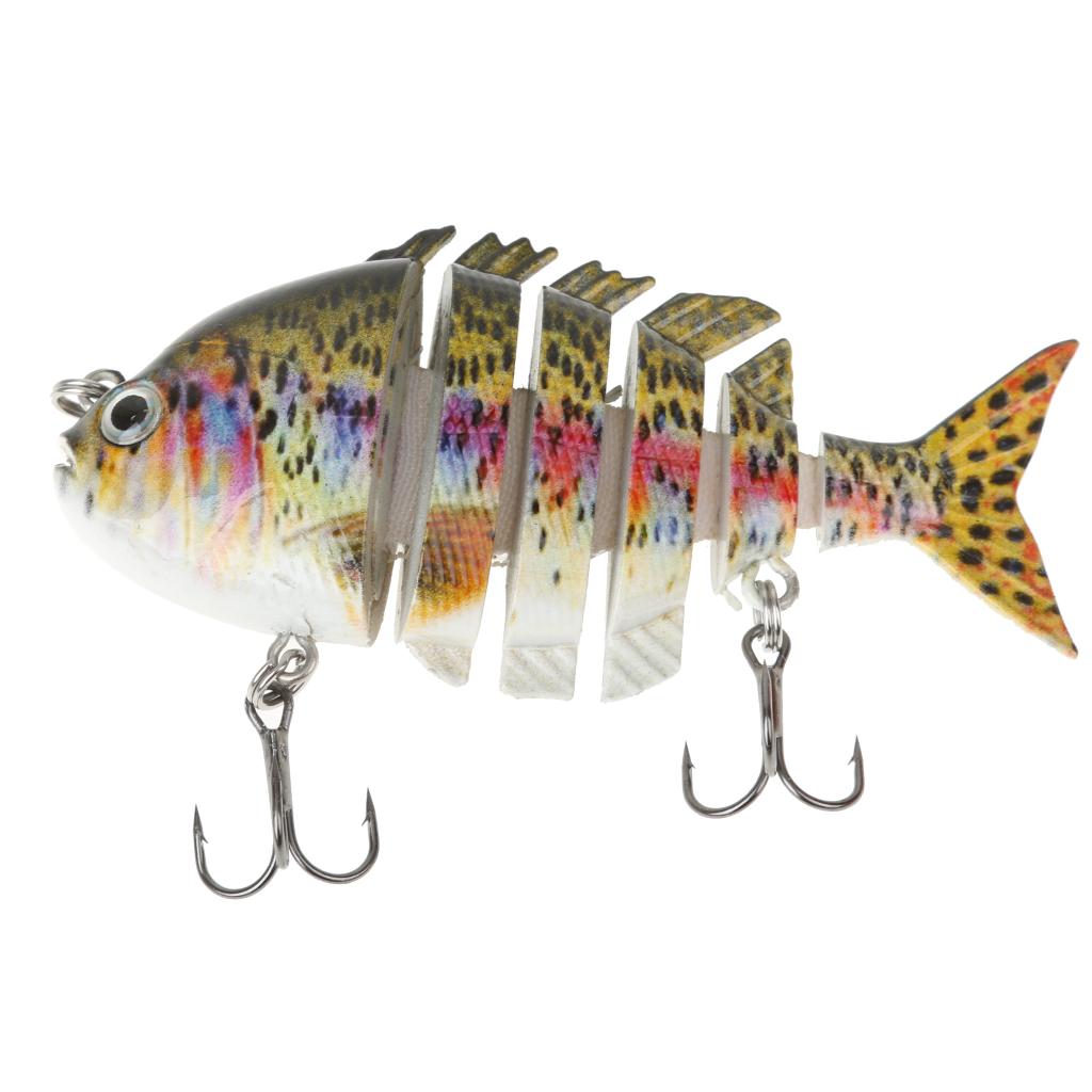 3.5inch Fishing Lure Multi Jointed  Swimbait Life Like Sinking Bass Bait