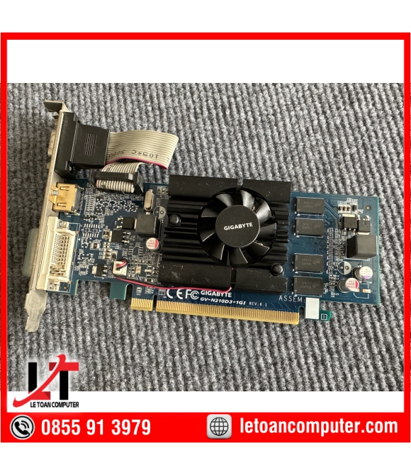 VGA GIGABYTE N210 1GB DDR3 - CŨ
