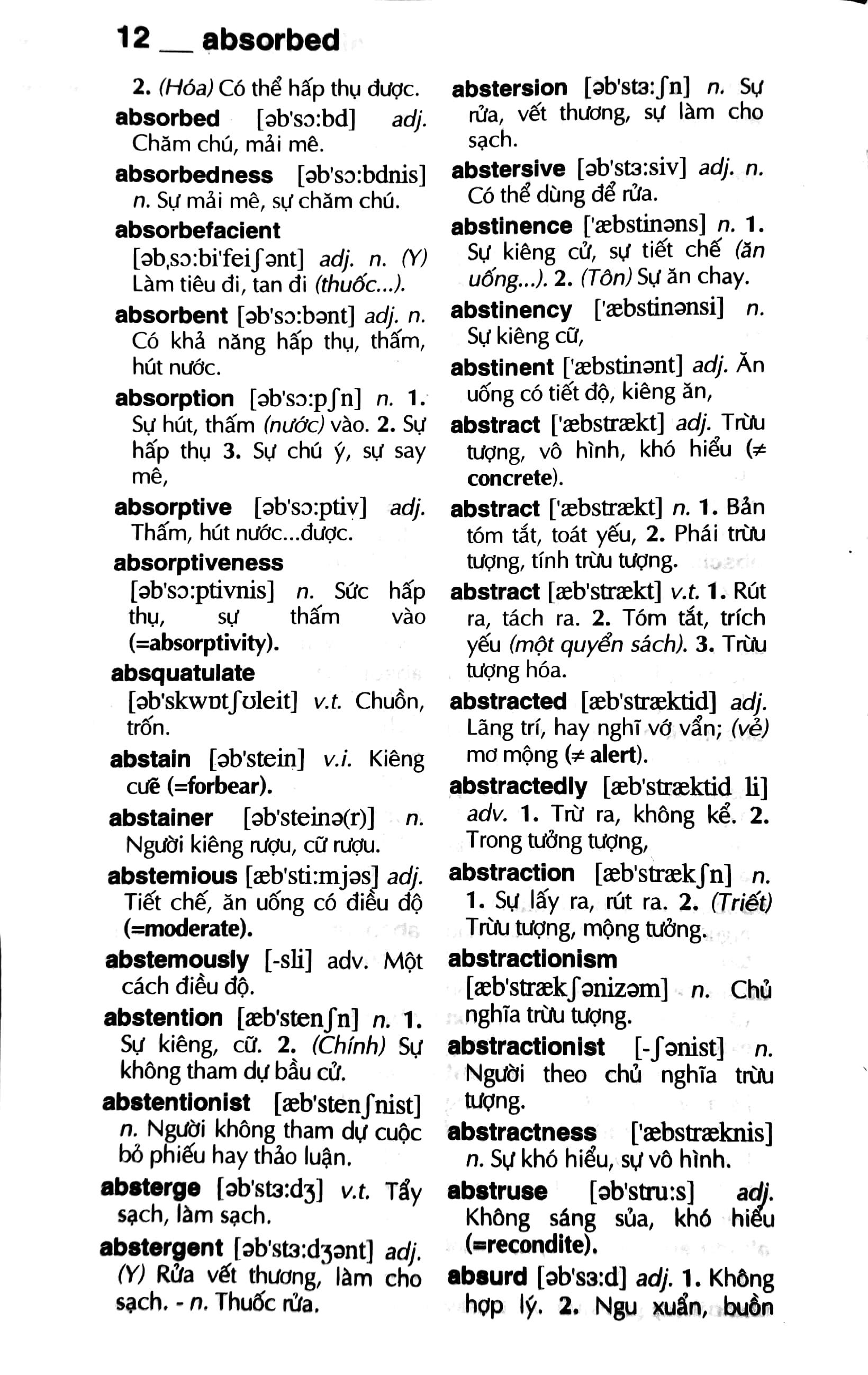 Từ Điển Anh-Việt 75.000 Mục Từ Và Định Nghĩa - Bìa Cứng - ảnh 5