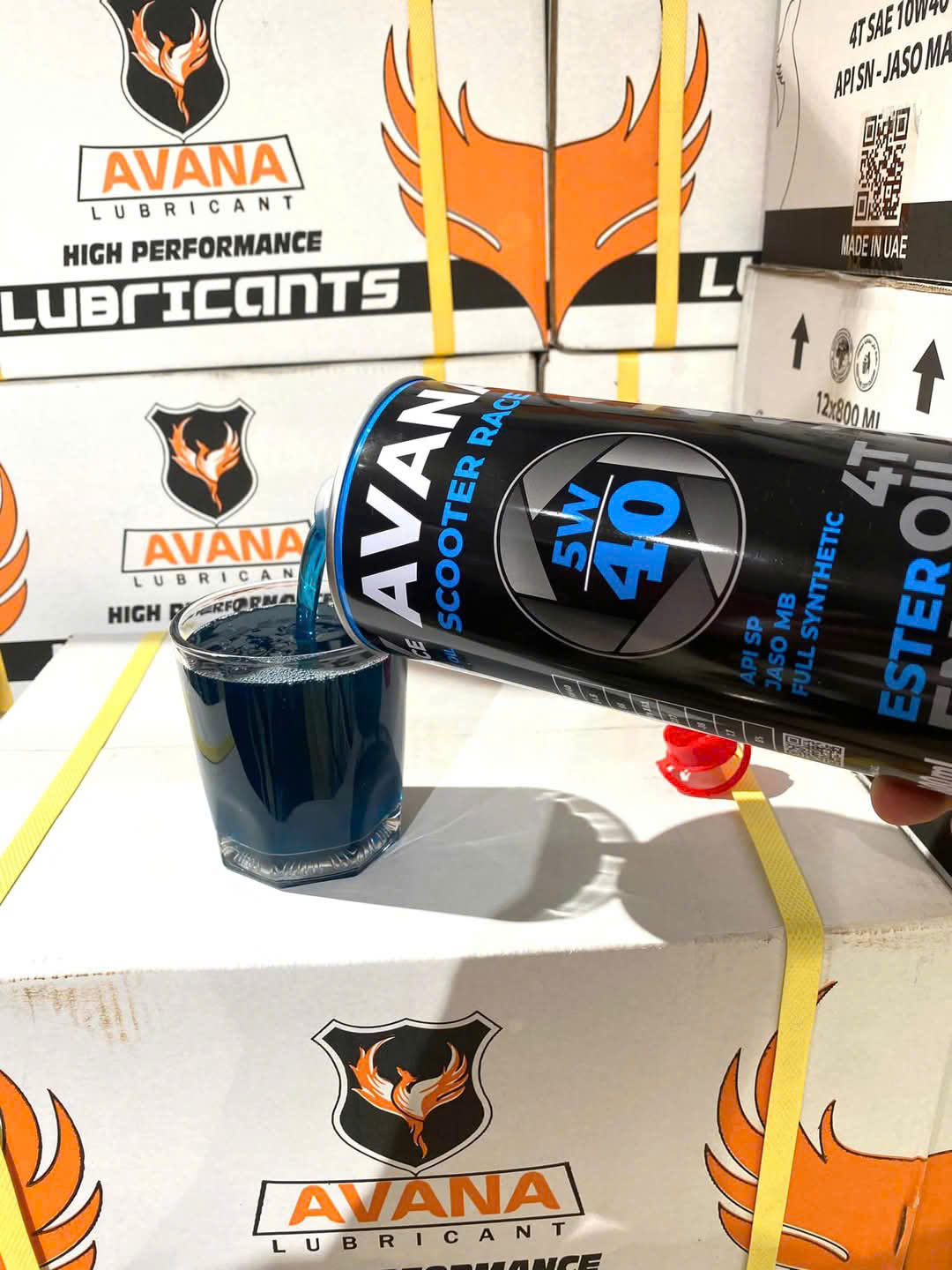Nhớt Xe Tay Ga AVANA SCOOTER RACE 5W40 800 ml API SP/JASO MB ESTER