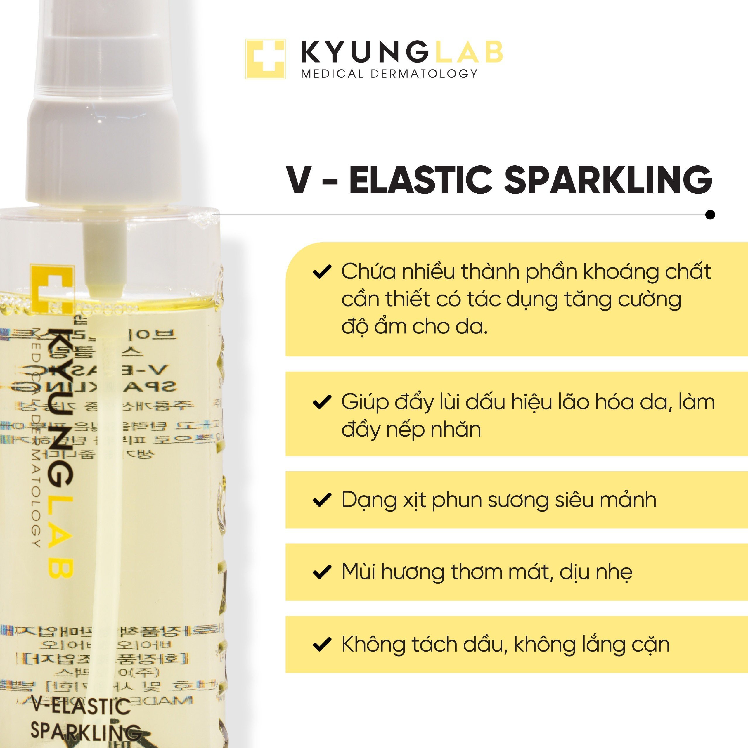 Xịt căng bóng dưỡng sáng da Kyunglab 80ML