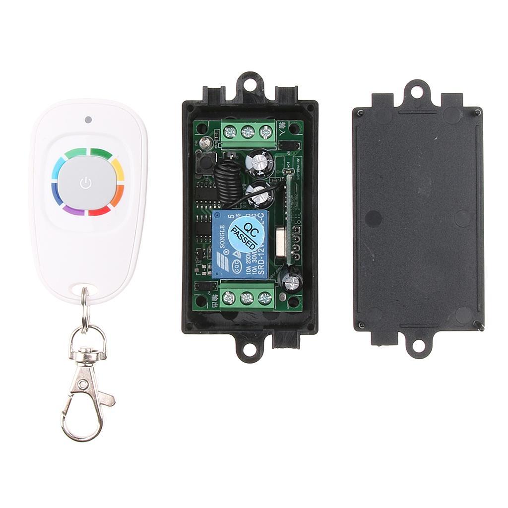 12V Learning Remote Control Switch Unit With Single Bottom Controller 315Mhz Receiver module with Circuit Diagram