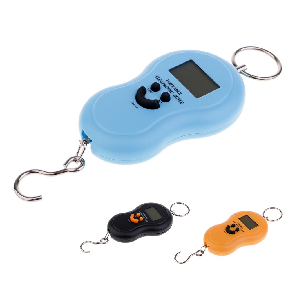 50kg/10g Pocket LCD Digital Fish Hanging Luggage Weight Hook Scale