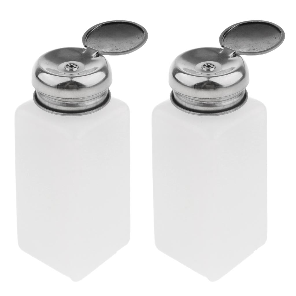 2 Cái Nail Nail Tẩy Bơm Bơm Quả Quả Báo Chí Chai Rỗng
