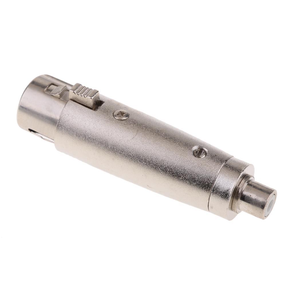 RCA Female to XLR Female Adapter Jack Plug Adapter Converter Plug