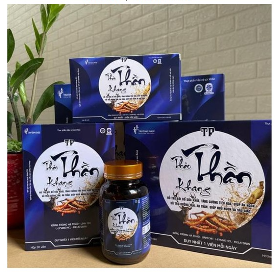 Viên uống hỗ trợ ngủ ngon stress lo lắng Thảo Thần Khang - Lọ 30 viên