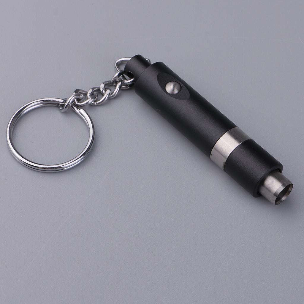 2x Metal Cigar Punch Cutter Blade Cigar Cutting Key Chain Keyring 7mm