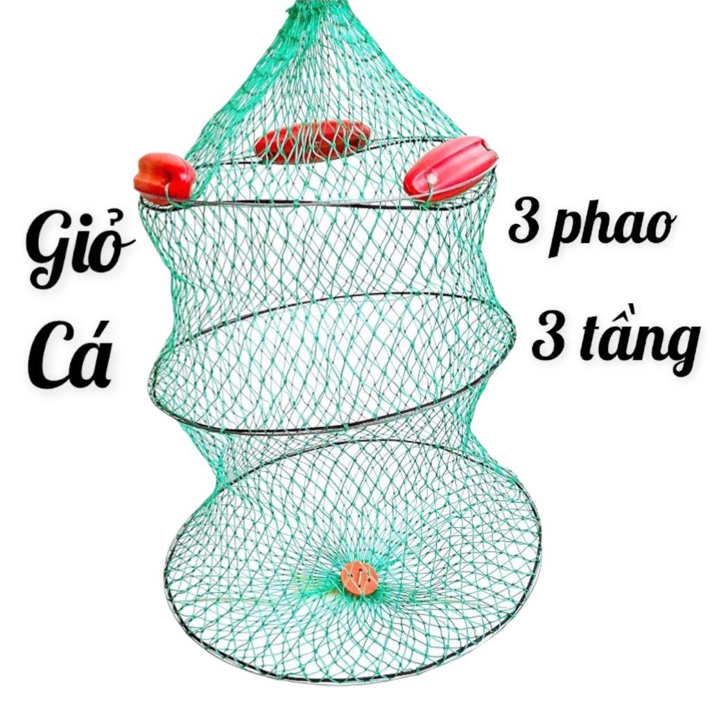 Giỏ Đựng Cá 3 Phao 3 Tầng Siêu Bền - Sanami Fishing