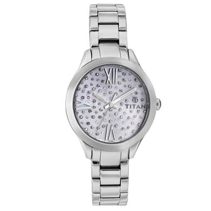 Đồng hồ đeo tay nữ  hiệu Titan 95027SM02
