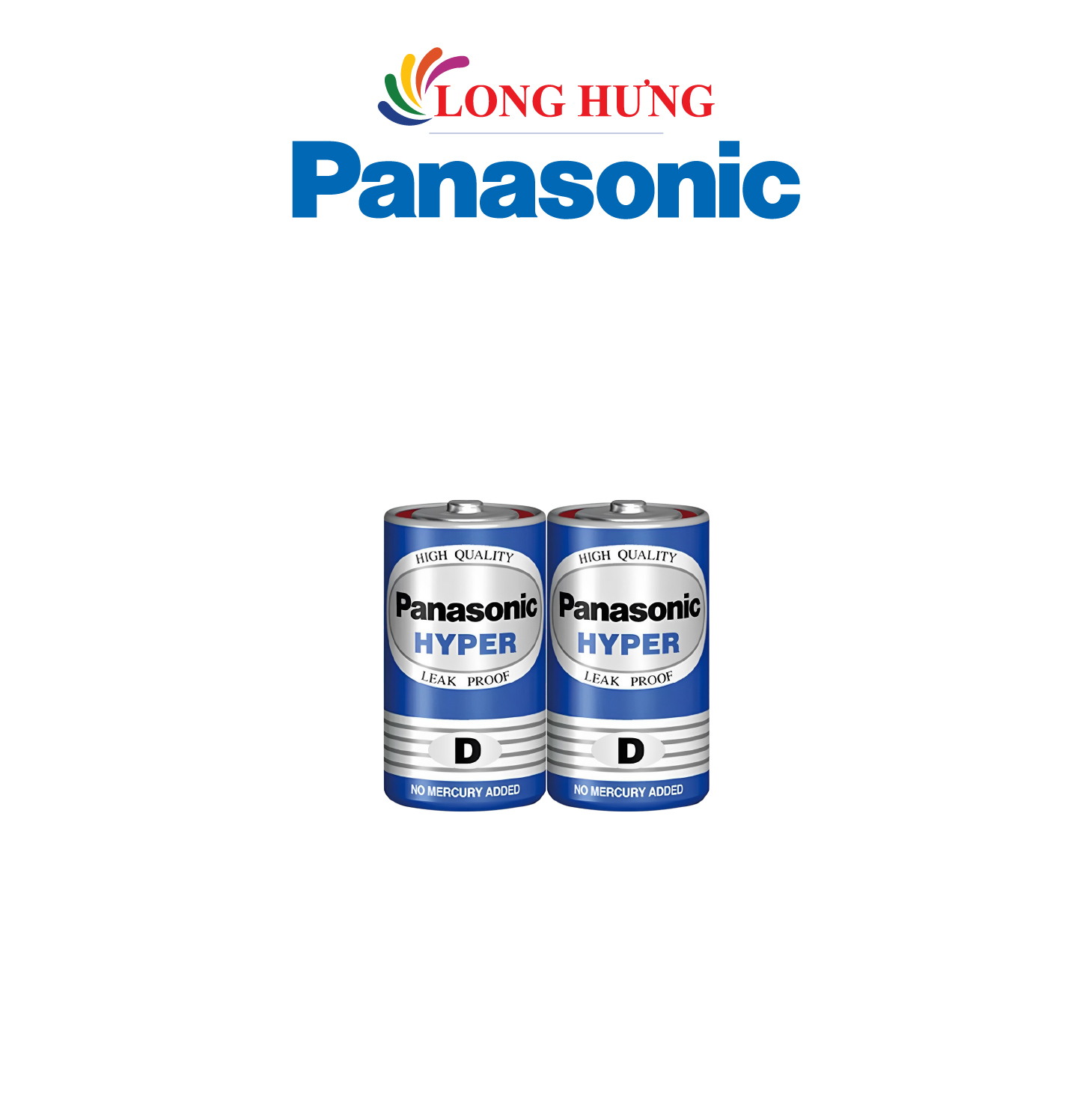 Vỉ Pin than Đại D Panasonic Hyper 1.5V R20UT/2S-V (2 viên/10 viên) - Hàng chính hãng