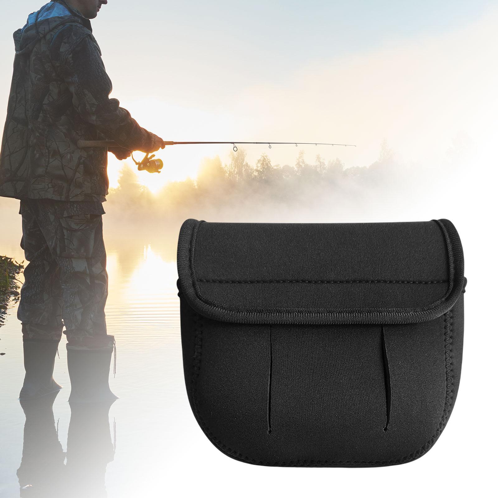 Portable Fishing Reel Cover Fishing Reel Protective Cover Tote Tackle Bag