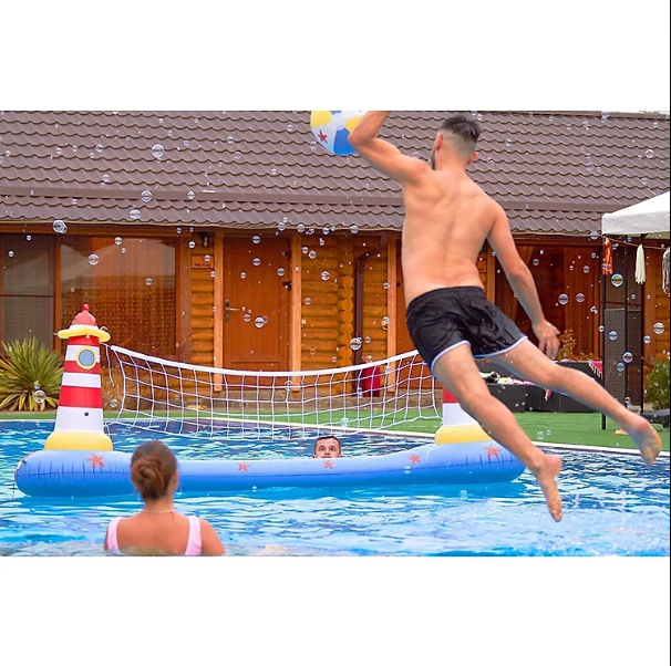 Cao cấp - Bộ Phao Bóng Chuyền Hồ Bơi Volleyball Water Game