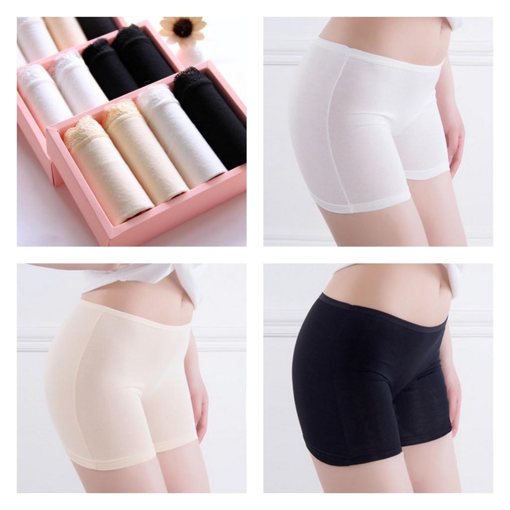 Quần mặc trong váy cotton lạnh co giãn, Quần bảo hộ cotton lạnh mềm mịn co giãn HH45