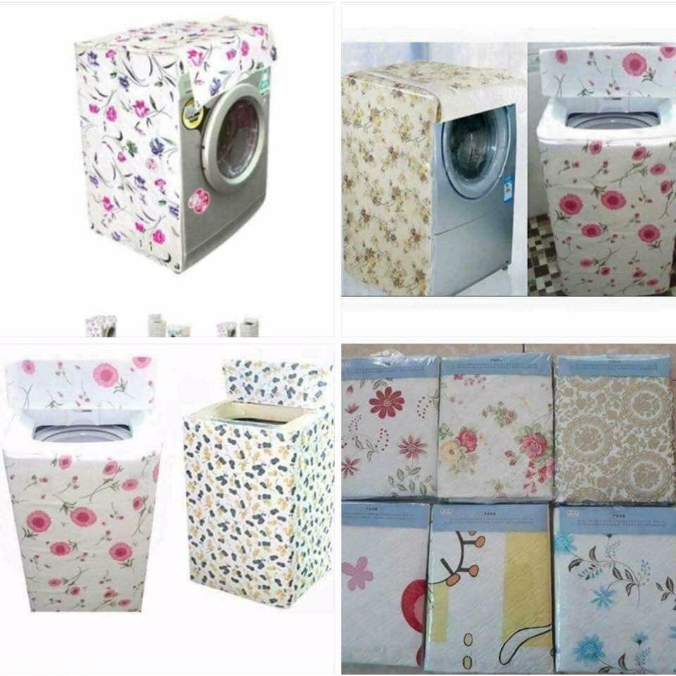 Vỏ Bọc trùm máy giặt cửa trên và ngang chất liệu dày dặn-chống bụi chống nước tiện lợi
