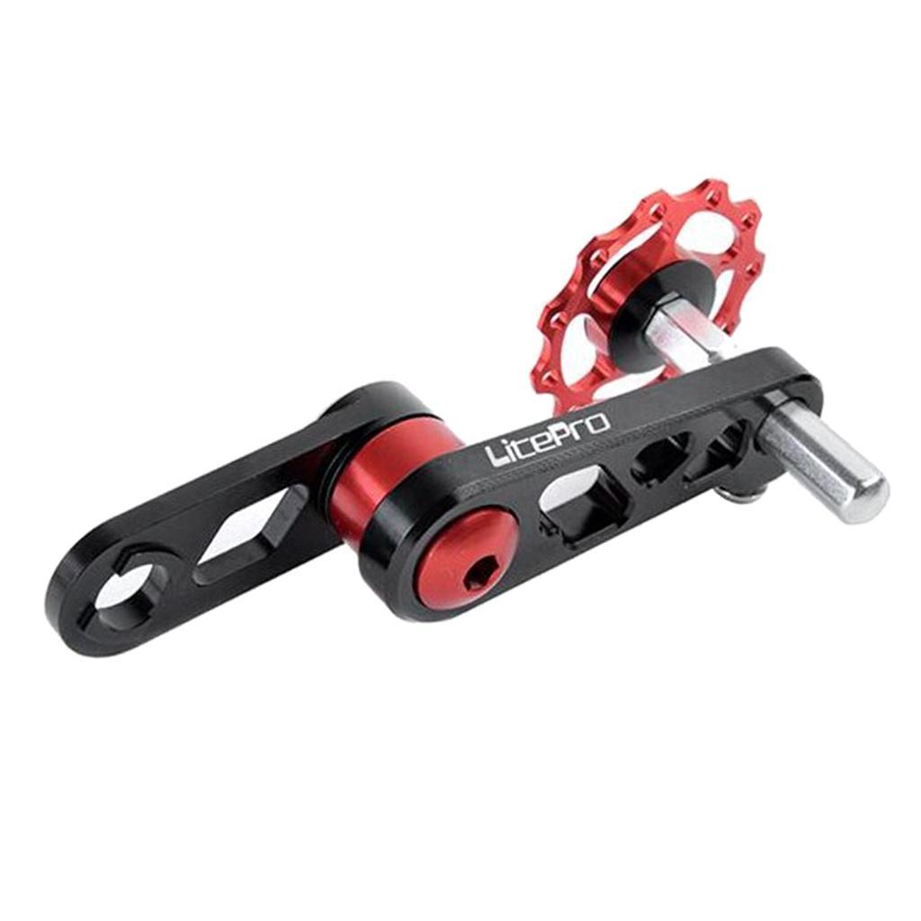 Chain Tensioner Single Speed Converter Bike Replacement Black Red