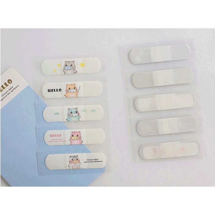 Set 5 Băng Keo Urgo Họa Tiết Dễ Thương